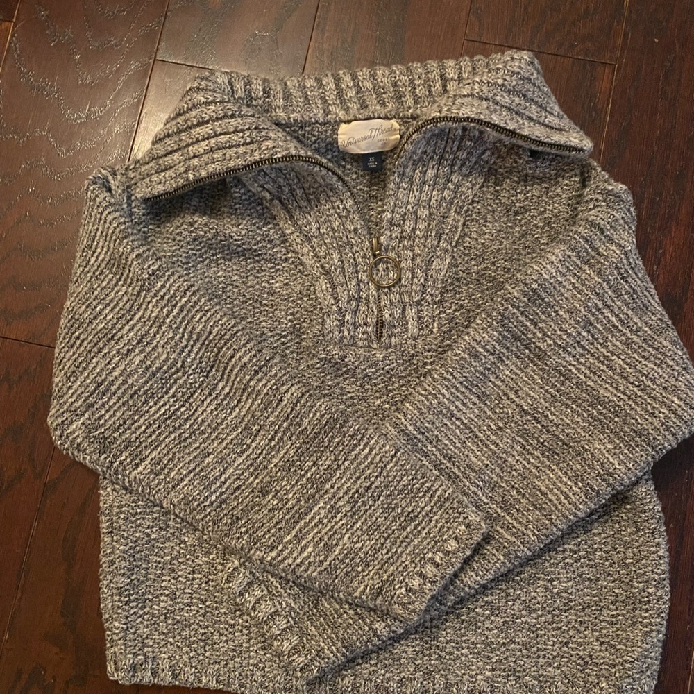 Universal Thread Women's Cowl Neck Sweater in Gray